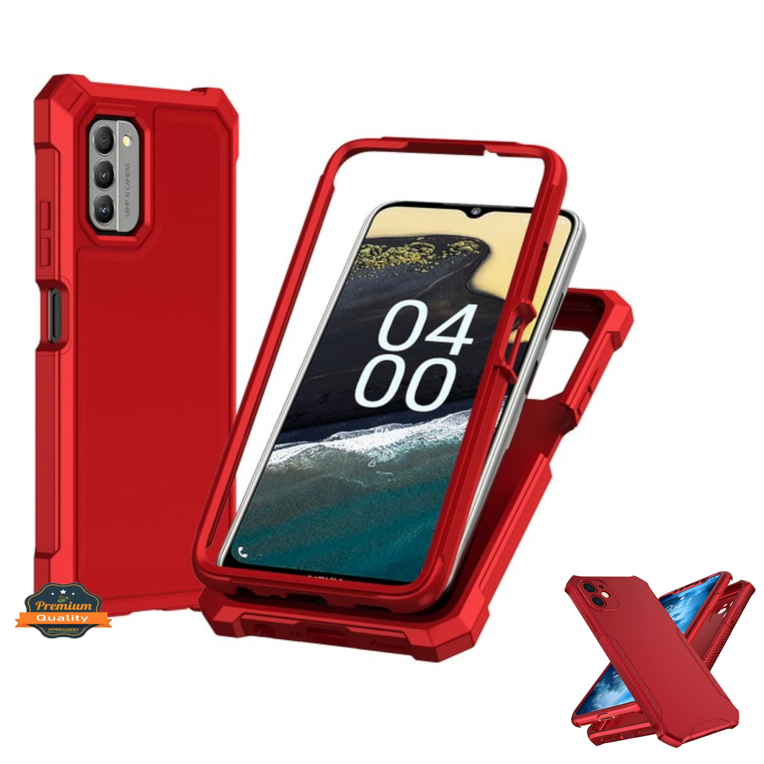 Funda TPU híbrida con marco frontal borde para Samsung Galaxy Xcover 7 Pro/6/6 Pro - Imagen 26 de 33