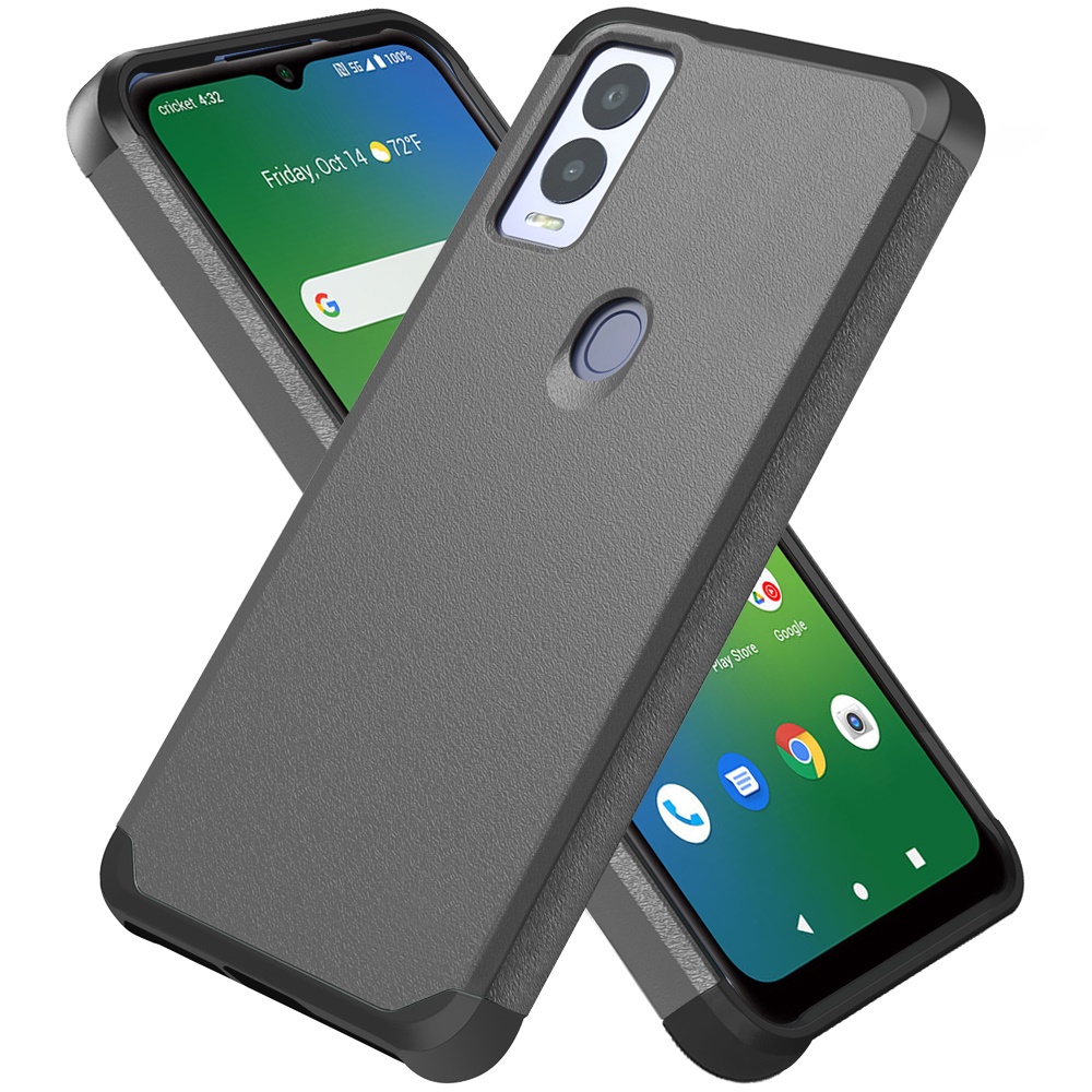 Funda protectora rígida de goma híbrida de doble capa para AT&T Propel 5G absorción de impactos - Imagen 63 de 73