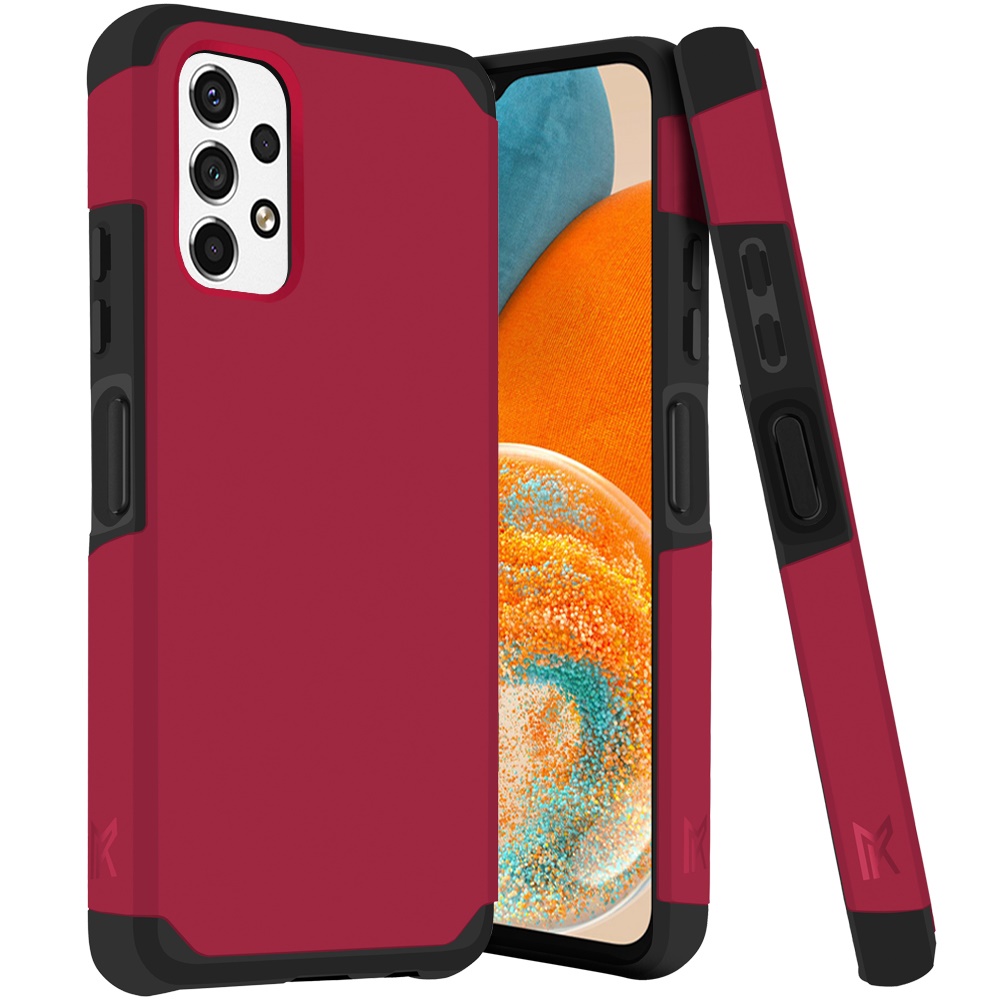 Funda protectora rígida de goma híbrida de doble capa para AT&T Propel 5G absorción de impactos - Imagen 43 de 73