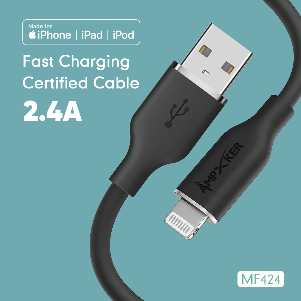 USB to Lightning (5FT) 2.4A Fast Charging Cable Charger Data Cord MFI Certified - Picture 25 of 26