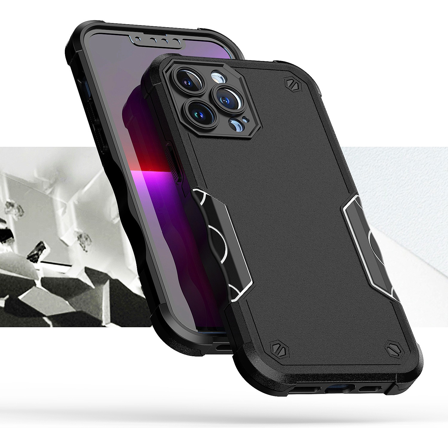 For Celero 5G 2023 (6.5") Shockproof Hybrid Heavy Duty TPU Rugged Case Cover - Picture 13 of 29
