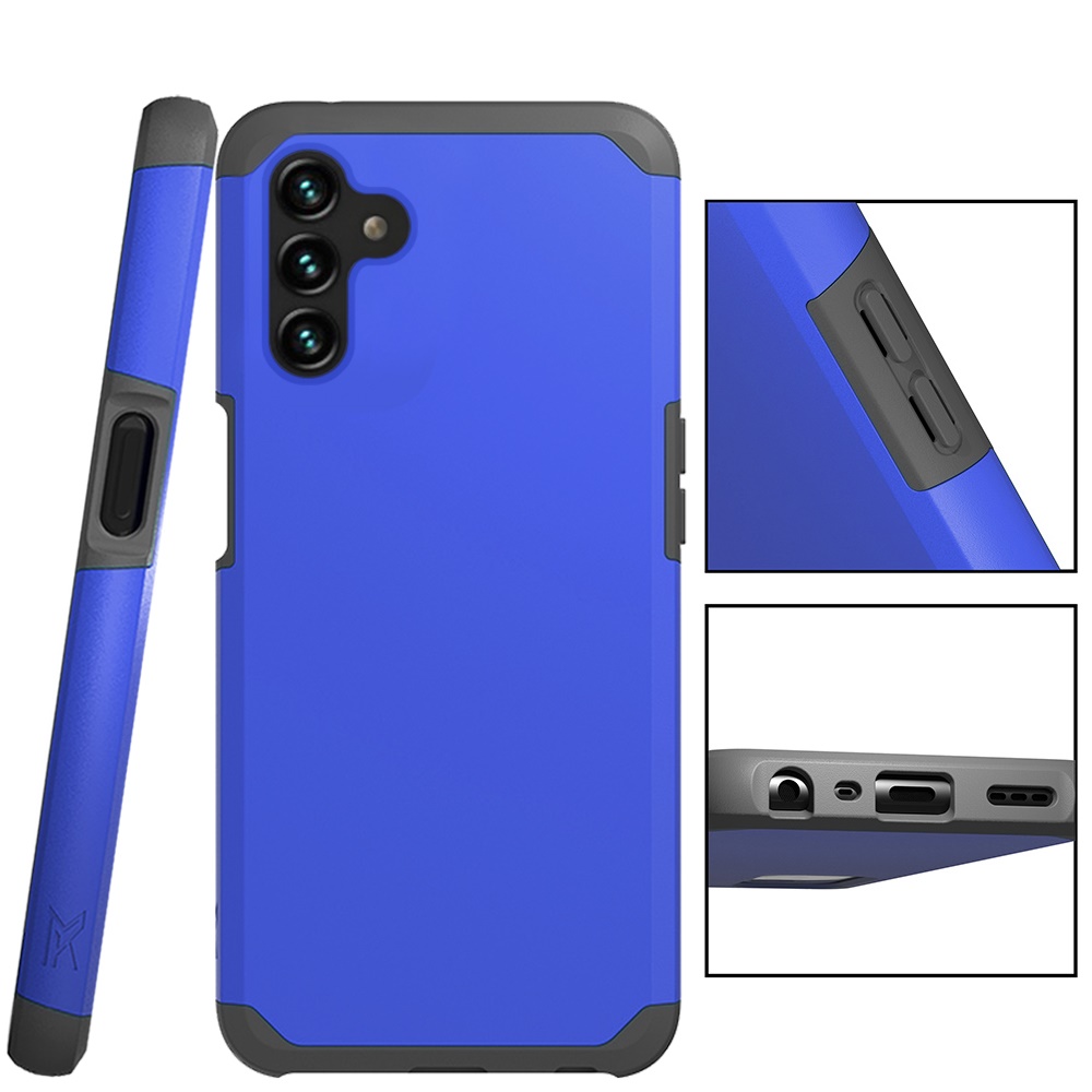 Funda rígida TPU para PC de doble capa híbrida resistente delgada 2 en 1 Smart Debut para Cricket - Imagen 24 de 55
