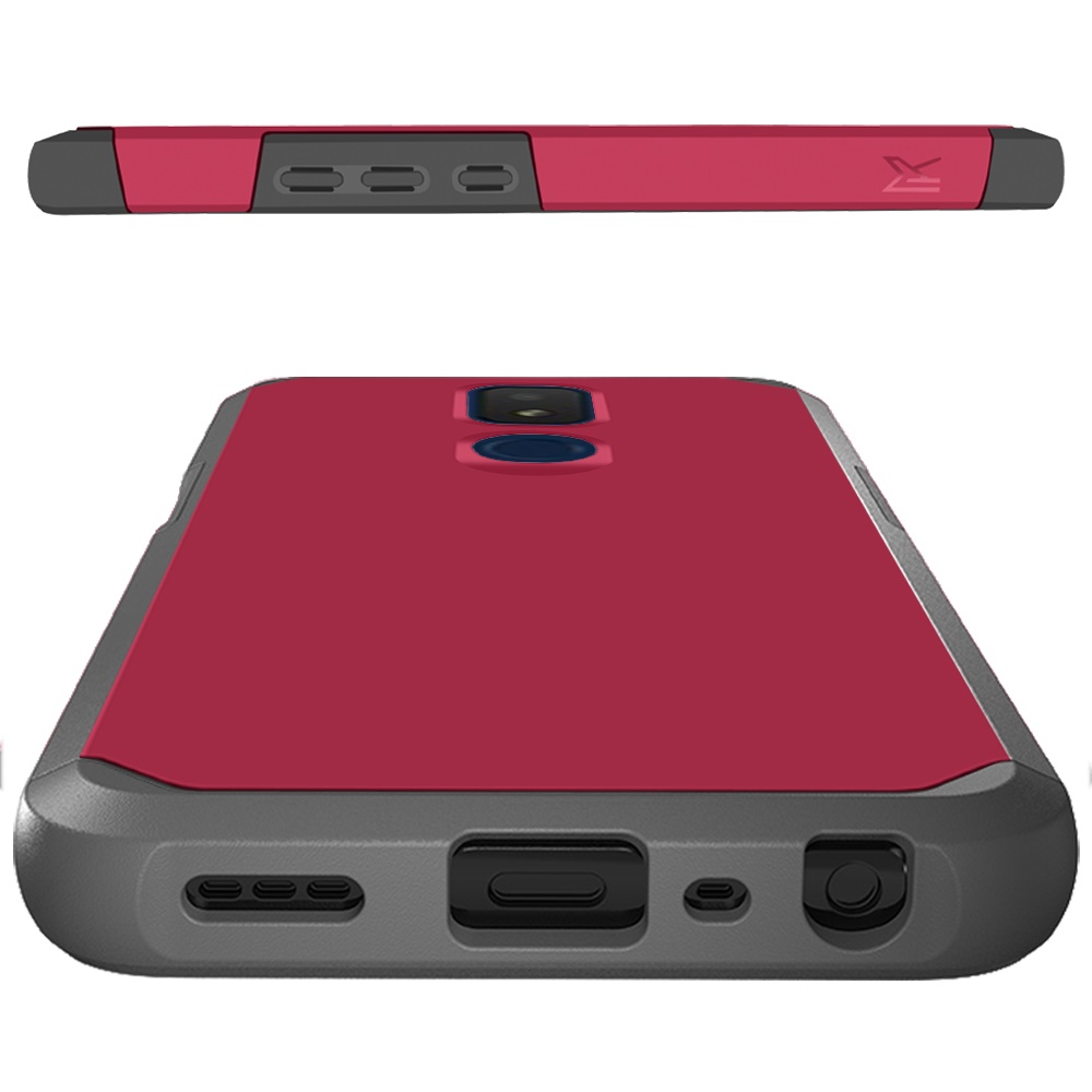Funda rígida TPU para PC de doble capa híbrida resistente delgada 2 en 1 Smart Debut para Cricket - Imagen 51 de 55