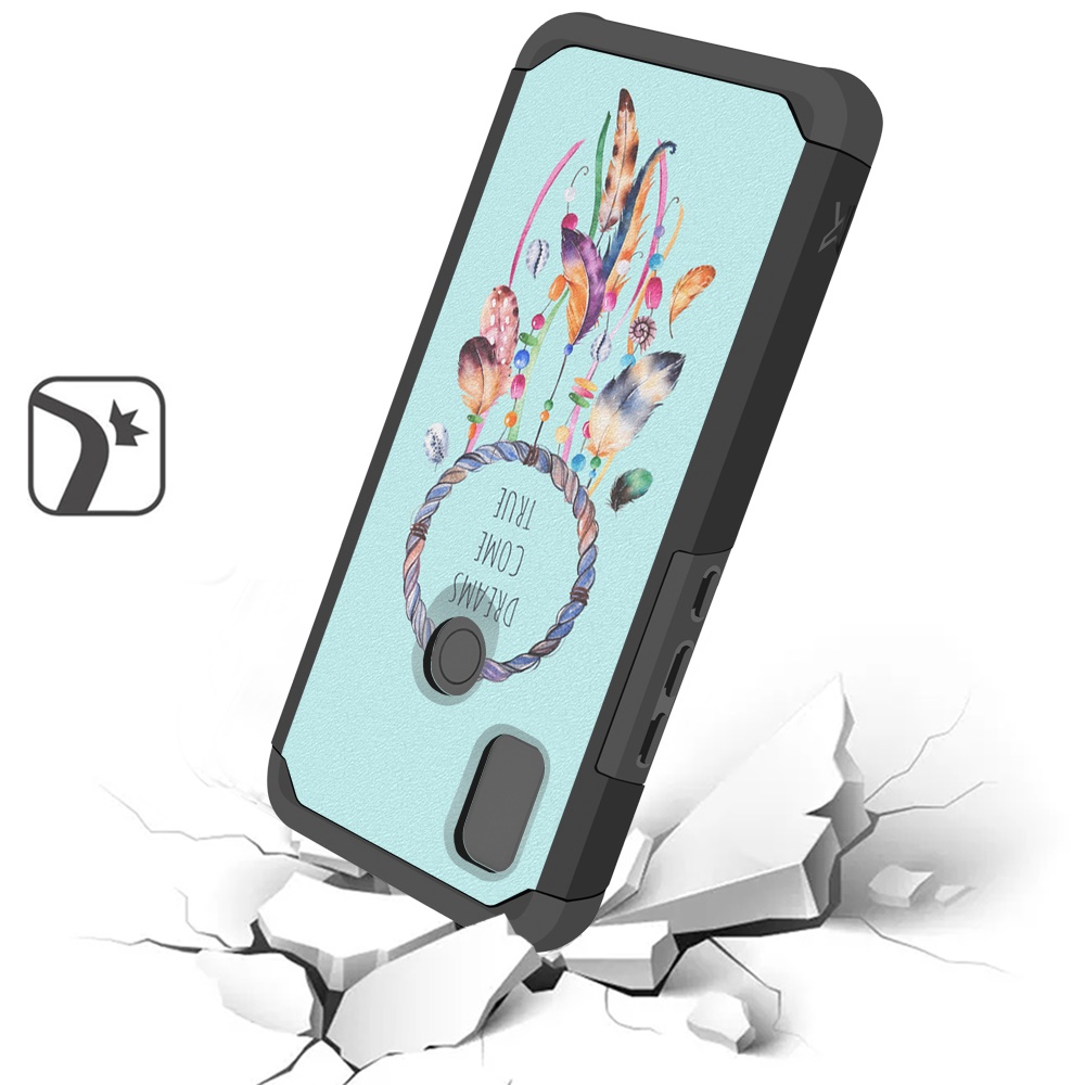 Funda rígida a prueba de golpes híbrida TPU 2 en 1 diseño para Cricket Icon 4 - Imagen 33 de 44
