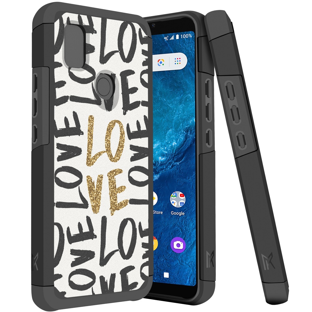 Funda rígida a prueba de golpes híbrida TPU 2 en 1 diseño para Cricket Icon 4 - Imagen 39 de 44