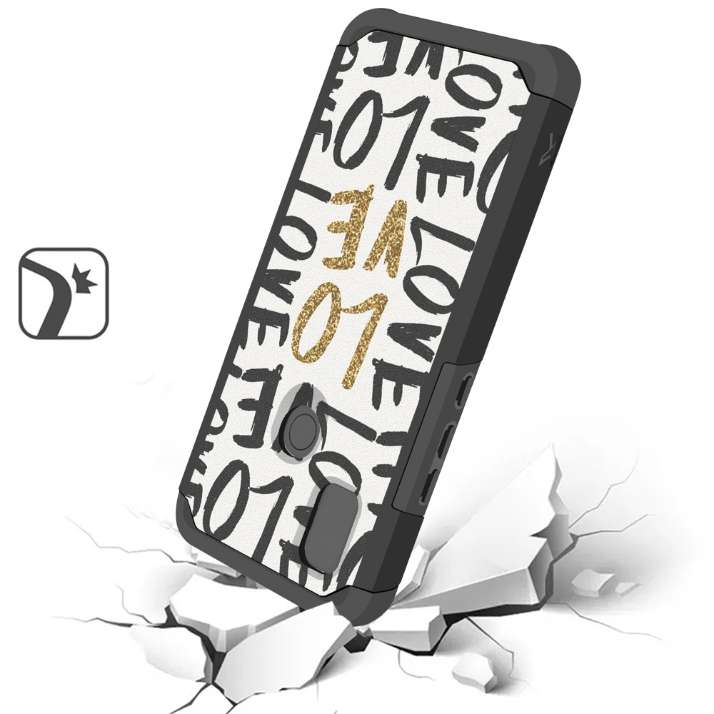 Funda rígida a prueba de golpes híbrida TPU 2 en 1 diseño para Cricket Icon 4 - Imagen 40 de 44