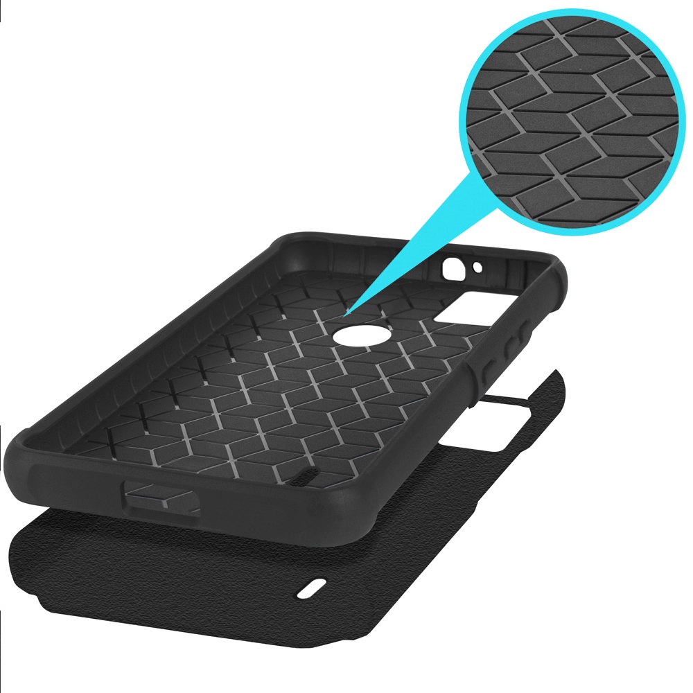 Für Cricket Icon 5 Ständer Hybrid mit eingebautem Magnetring Ständer Etui Abdeckung - Bild 16 von 56