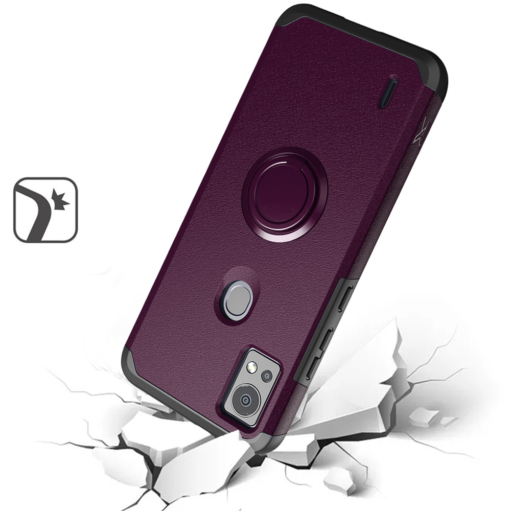Für Cricket Icon 5 Ständer Hybrid mit eingebautem Magnetring Ständer Etui Abdeckung - Bild 33 von 56
