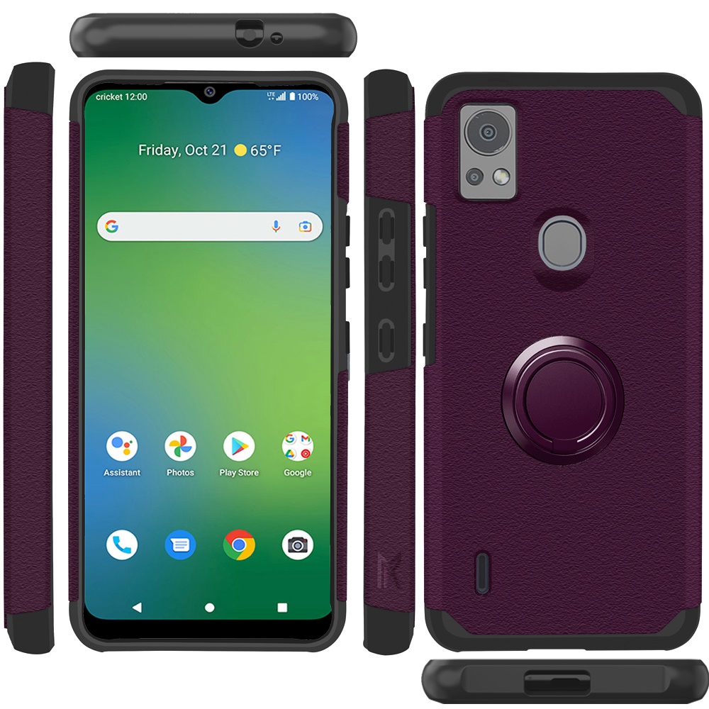 Für Cricket Icon 5 Ständer Hybrid mit eingebautem Magnetring Ständer Etui Abdeckung - Bild 38 von 56