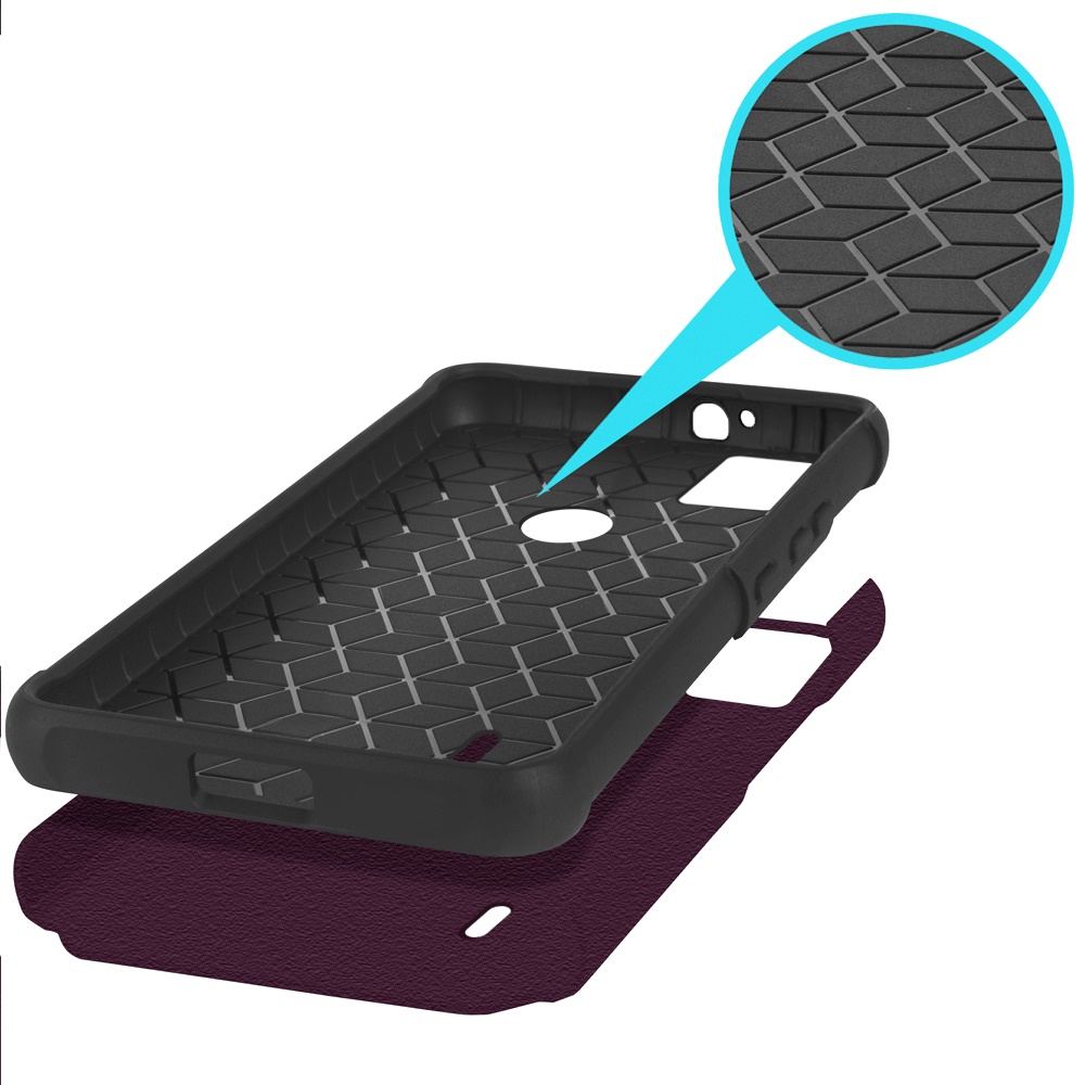 Für Cricket Icon 5 Ständer Hybrid mit eingebautem Magnetring Ständer Etui Abdeckung - Bild 36 von 56