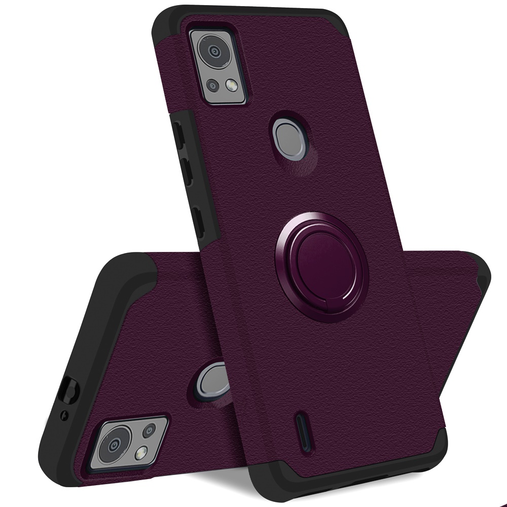 Für Cricket Icon 5 Ständer Hybrid mit eingebautem Magnetring Ständer Etui Abdeckung - Bild 35 von 56