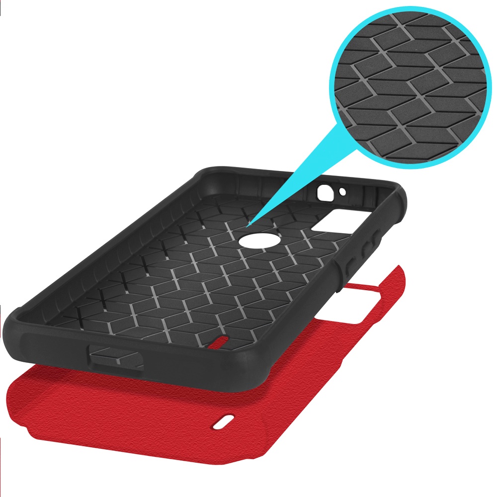 Für Cricket Icon 5 Ständer Hybrid mit eingebautem Magnetring Ständer Etui Abdeckung - Bild 52 von 56