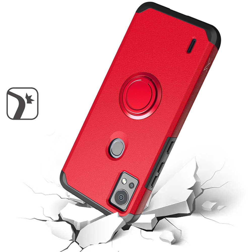 Für Cricket Icon 5 Ständer Hybrid mit eingebautem Magnetring Ständer Etui Abdeckung - Bild 51 von 56