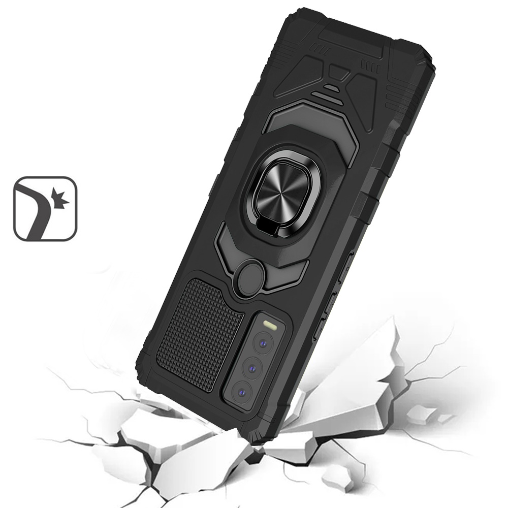 Für Cricket Ovation 3 Hybrid Dual Layer 360° Magnet Ring Ständer Hard Case Cover - Bild 11 von 33