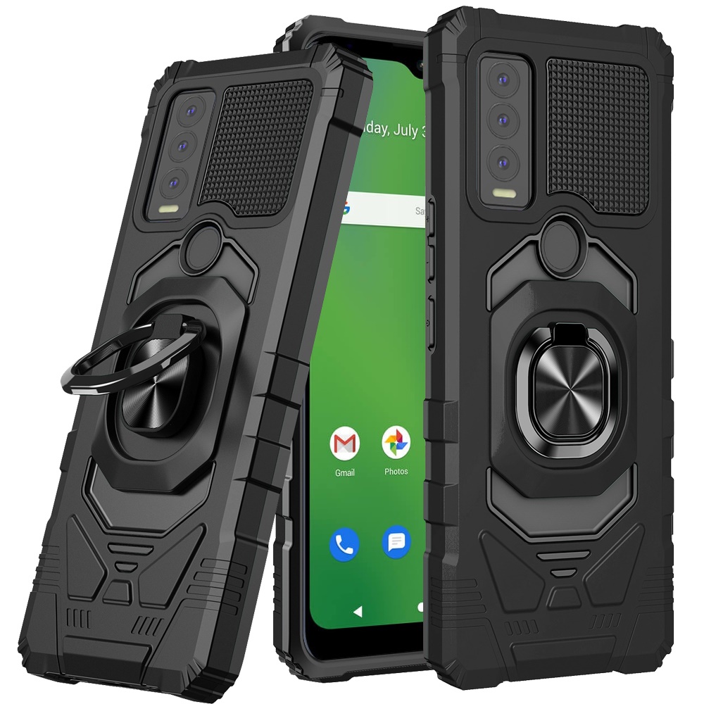 Für Cricket Ovation 3 Hybrid Dual Layer 360° Magnet Ring Ständer Hard Case Cover - Bild 10 von 33