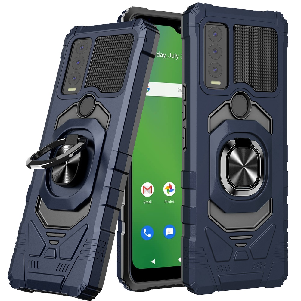 Für Cricket Ovation 3 Hybrid Dual Layer 360° Magnet Ring Ständer Hard Case Cover - Bild 18 von 33