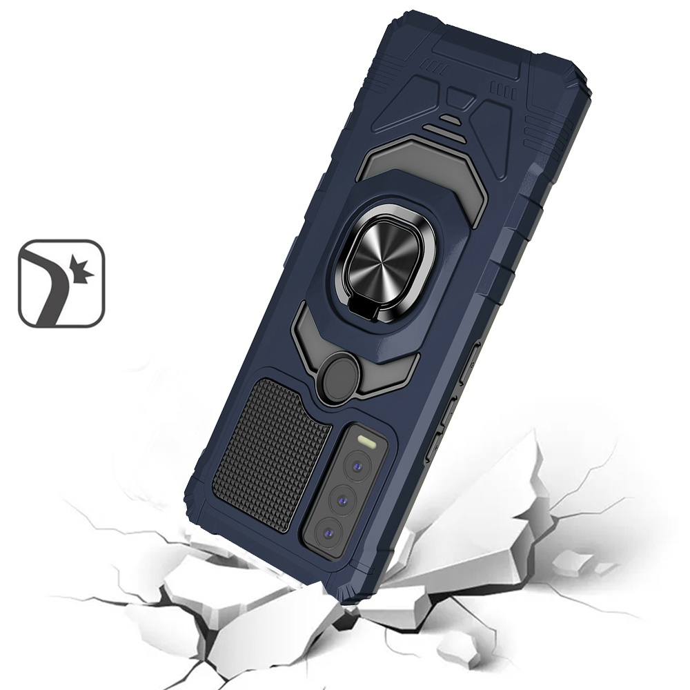 Für Cricket Ovation 3 Hybrid Dual Layer 360° Magnet Ring Ständer Hard Case Cover - Bild 19 von 33
