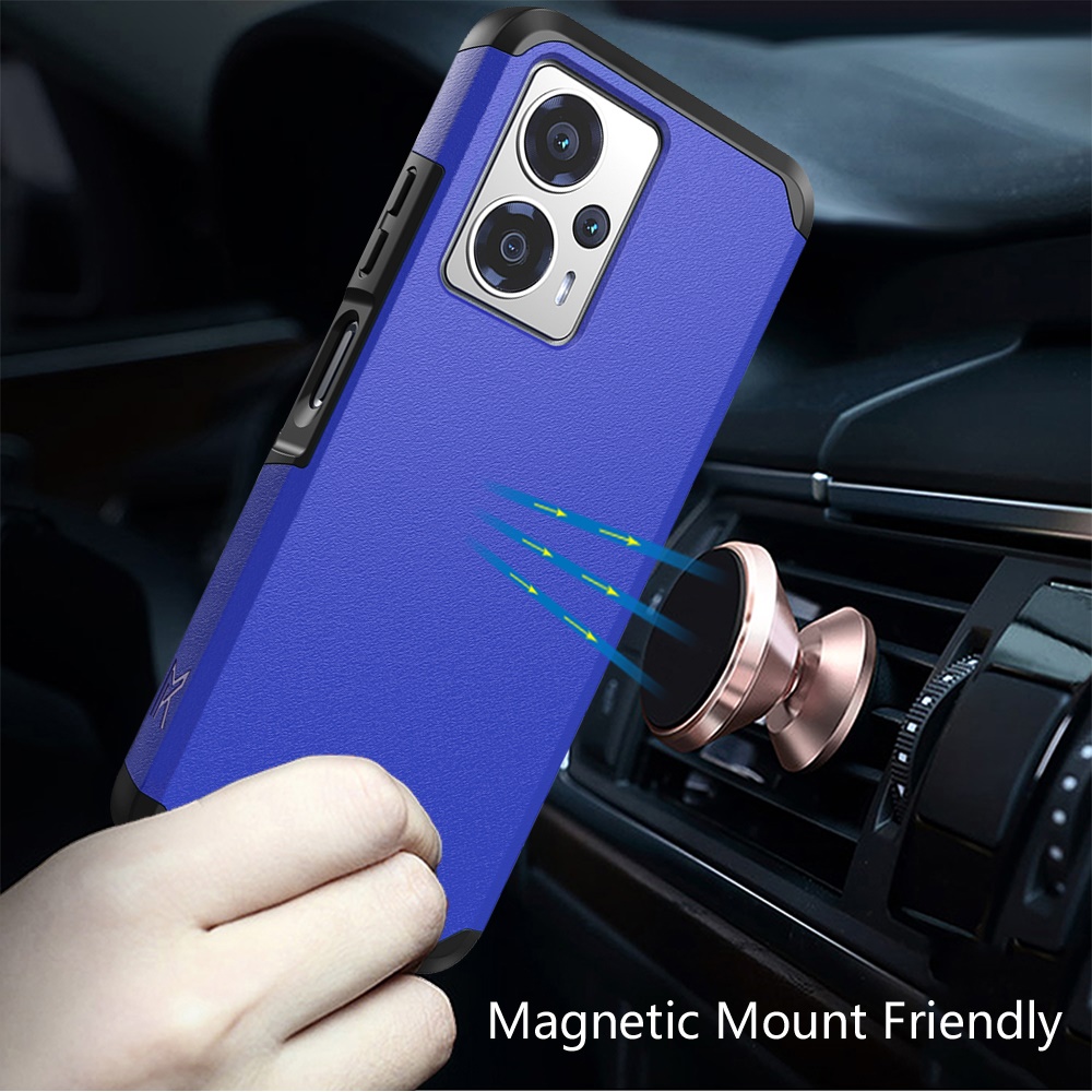 For Cricket Outlast 5G (2024) Hybrid 2in1 TPU Rubber Screen Protector Case Cover - Picture 27 of 80