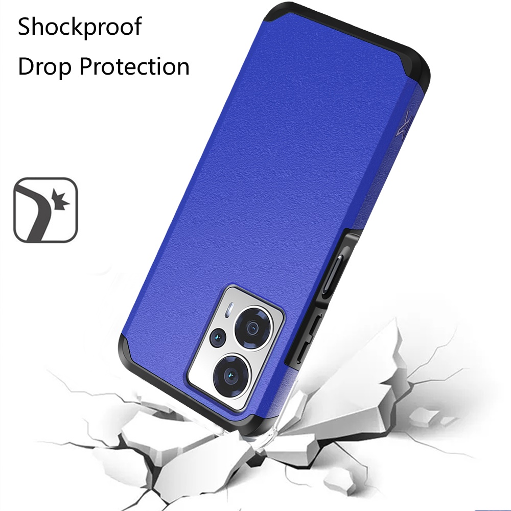 For Cricket Outlast 5G (2024) Hybrid 2in1 TPU Rubber Screen Protector Case Cover - Picture 24 of 80