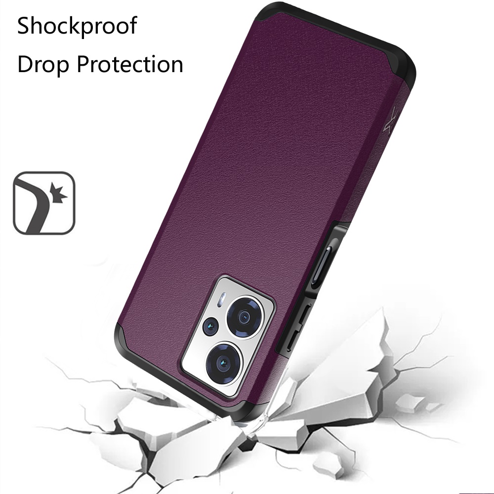 For Cricket Outlast 5G (2024) Hybrid 2in1 TPU Rubber Screen Protector Case Cover - Picture 46 of 80