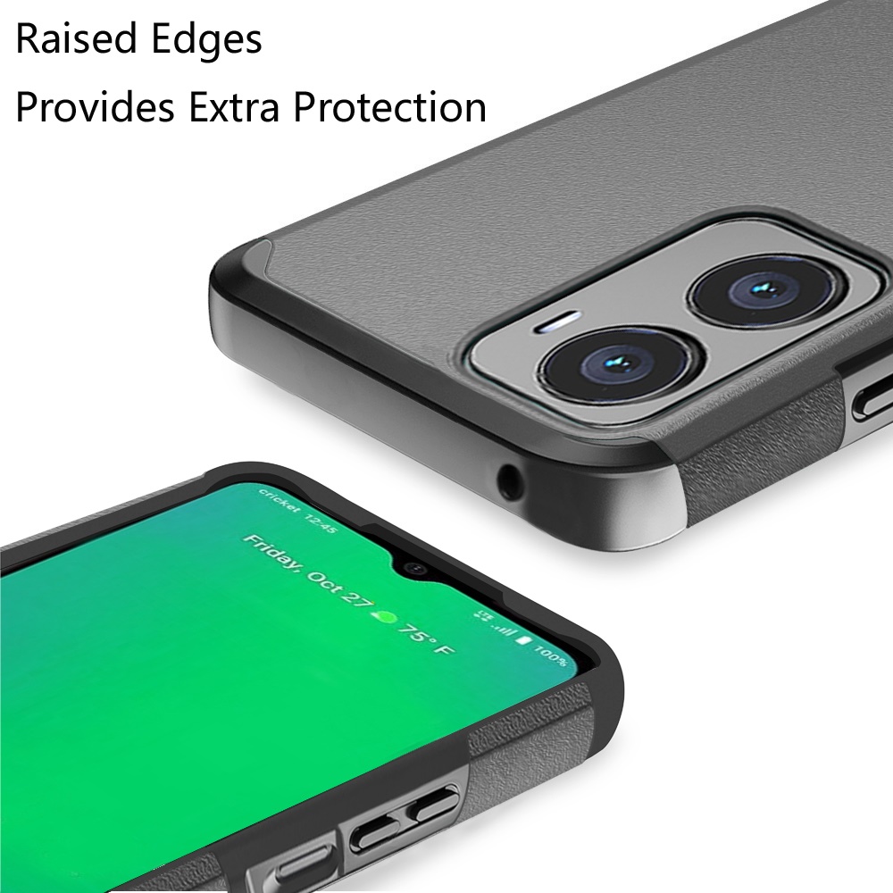 For Cricket Outlast 5G (2024) Hybrid 2in1 TPU Rubber Screen Protector Case Cover - Picture 39 of 80