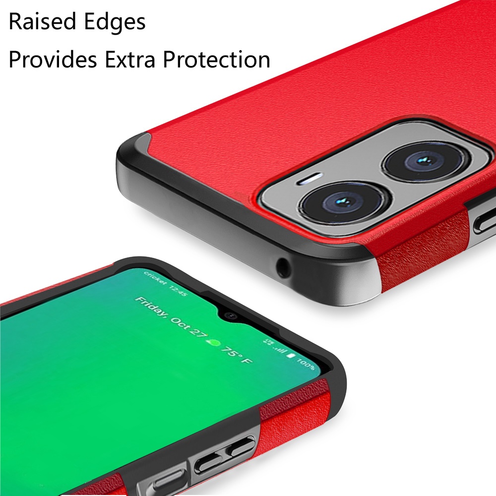 For Cricket Outlast 5G (2024) Hybrid 2in1 TPU Rubber Screen Protector Case Cover - Picture 74 of 80