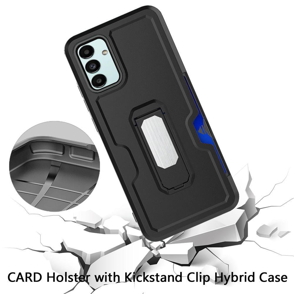 For Samsung Galaxy A04s /A04E Hybrid Card Slot, Holster, Kickstand Case Cover - Bild 5 von 10
