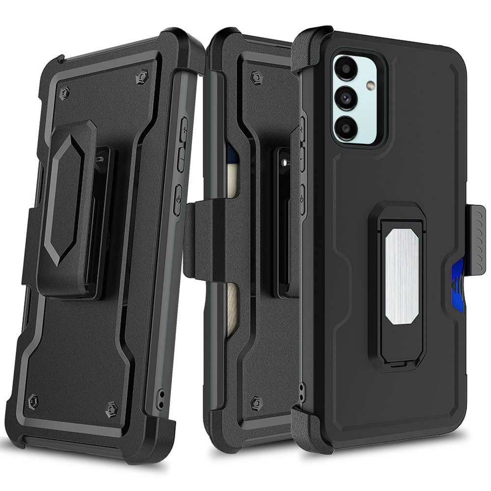 For Samsung Galaxy A04s /A04E Hybrid Card Slot, Holster, Kickstand Case Cover - Bild 7 von 10