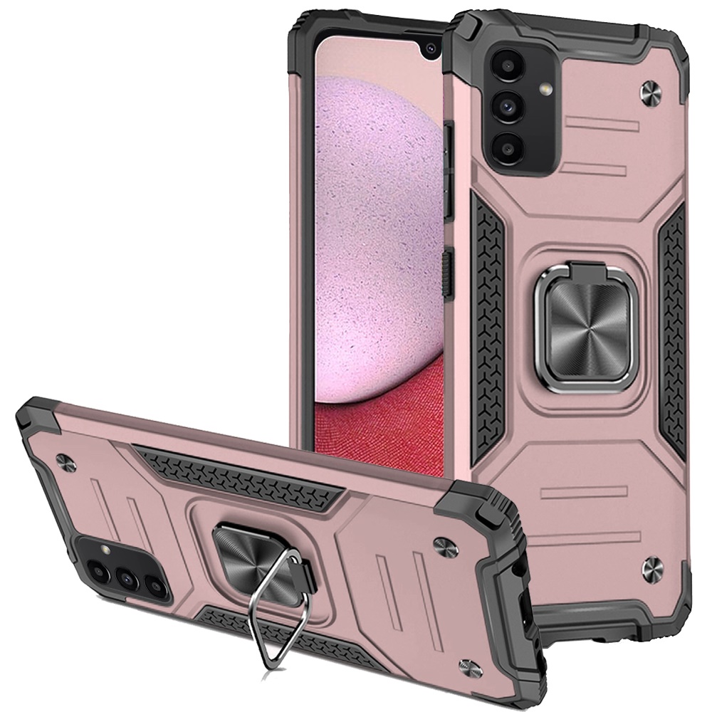 Funda protectora híbrida con soporte de anillo a prueba de golpes para Samsung Galaxy A14 5G blindaje - Imagen 42 de 59