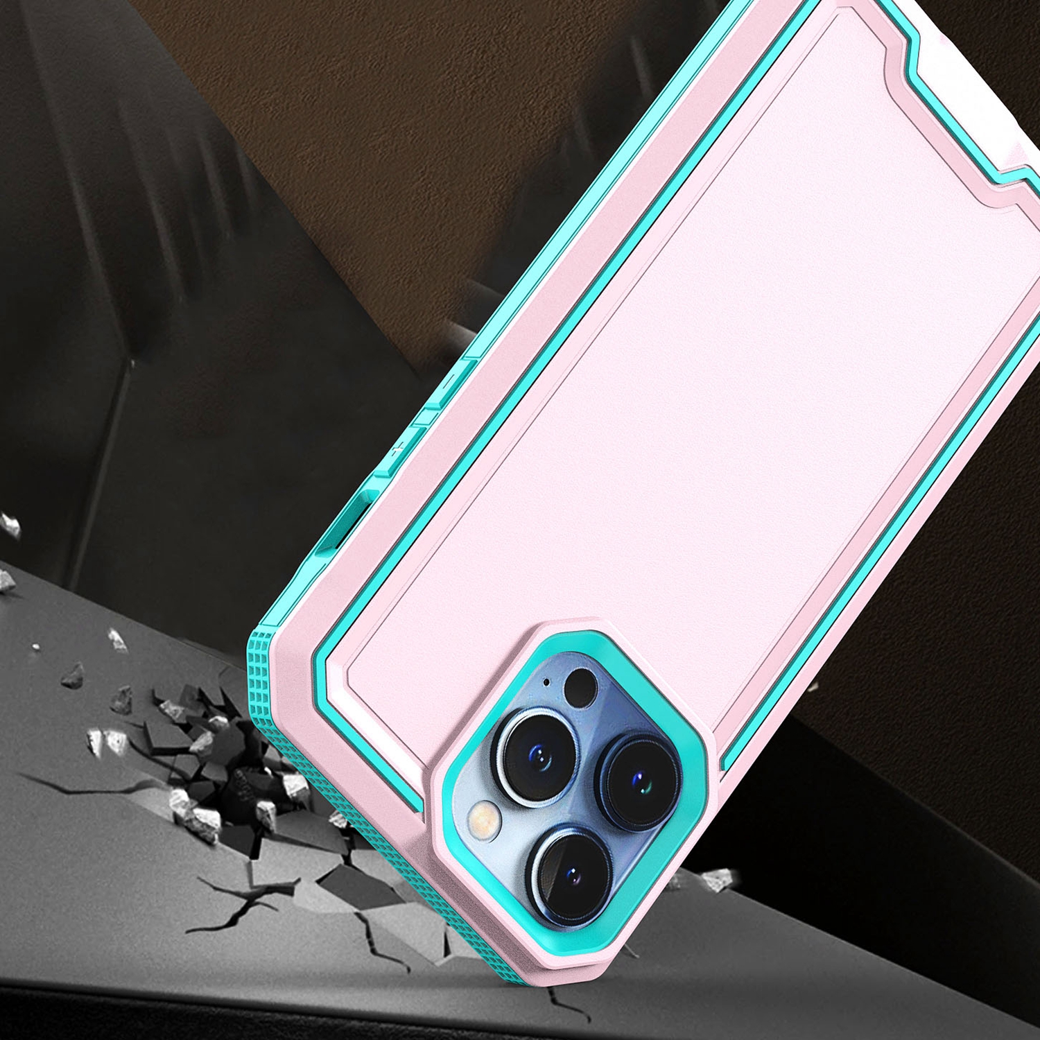 Für Samsung Galaxy A14 5G Fused Hybrid Armor Hard PC TPU Gummi Slim Case Cover - Bild 36 von 36