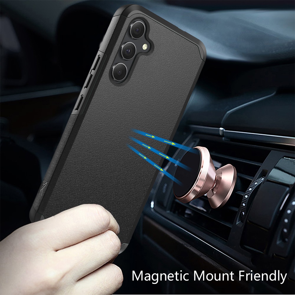Funda protectora de goma híbrida de doble capa con absorción de impactos para Samsung Galaxy A15 5G - Imagen 59 de 74