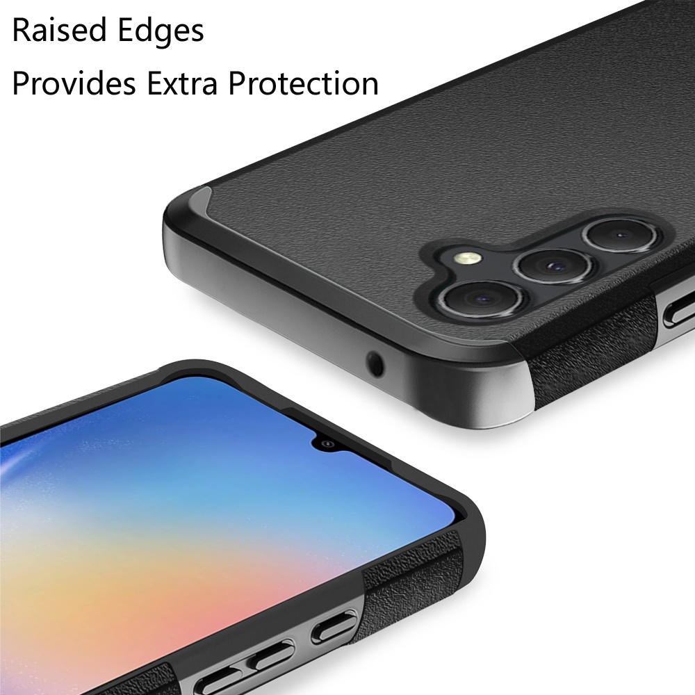 Funda protectora de goma híbrida de doble capa con absorción de impactos para Samsung Galaxy A15 5G - Imagen 60 de 74