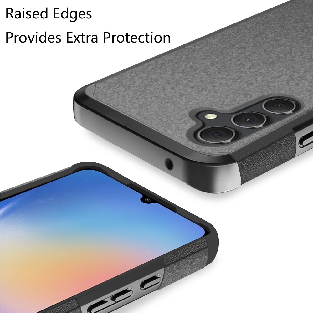 Funda protectora de goma híbrida de doble capa con absorción de impactos para Samsung Galaxy A15 5G - Imagen 69 de 74