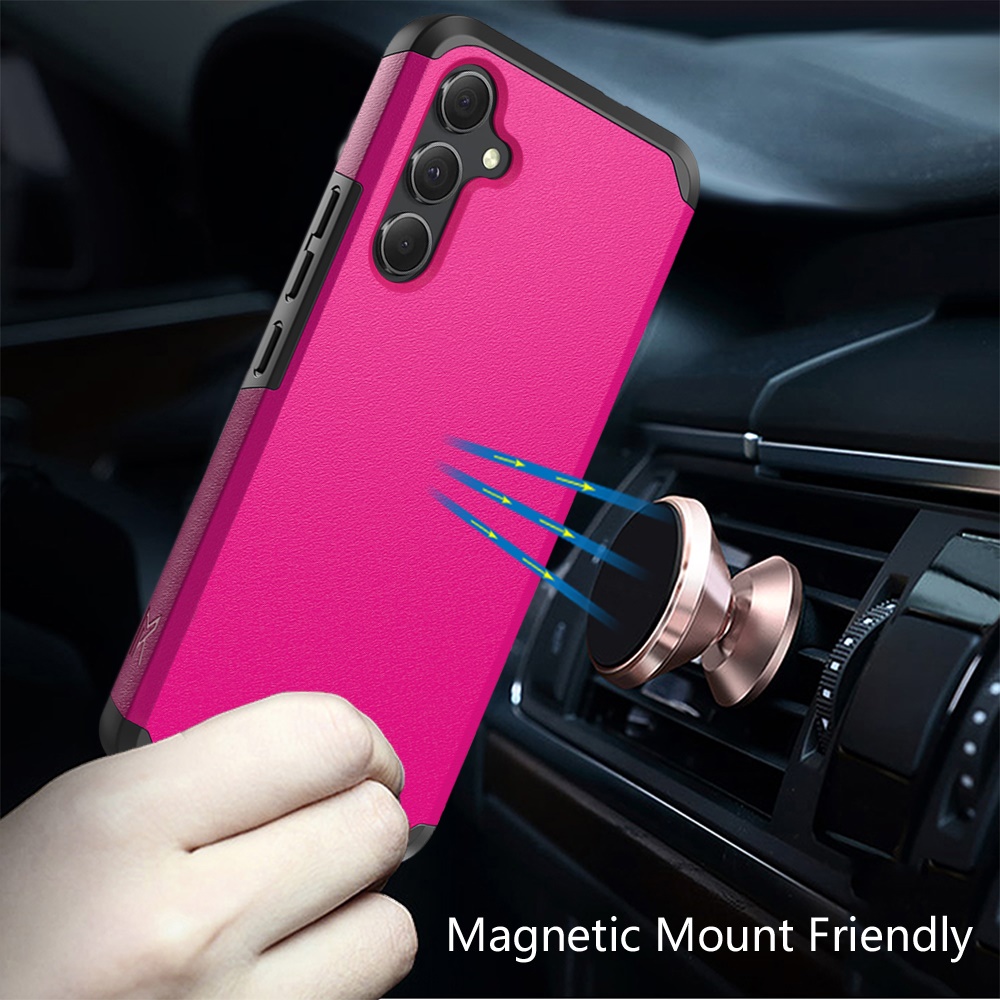 Funda protectora de goma híbrida de doble capa con absorción de impactos para Samsung Galaxy A15 5G - Imagen 37 de 74