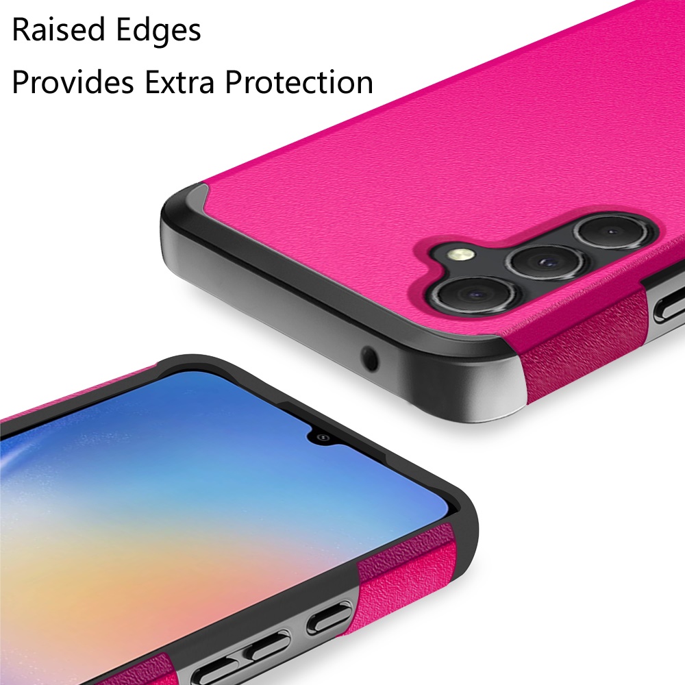 Funda protectora de goma híbrida de doble capa con absorción de impactos para Samsung Galaxy A15 5G - Imagen 38 de 74