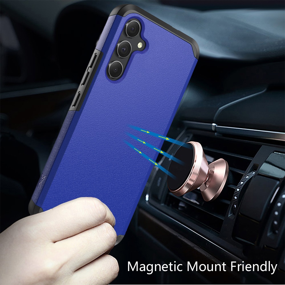 Funda protectora de goma híbrida de doble capa con absorción de impactos para Samsung Galaxy A15 5G - Imagen 14 de 74