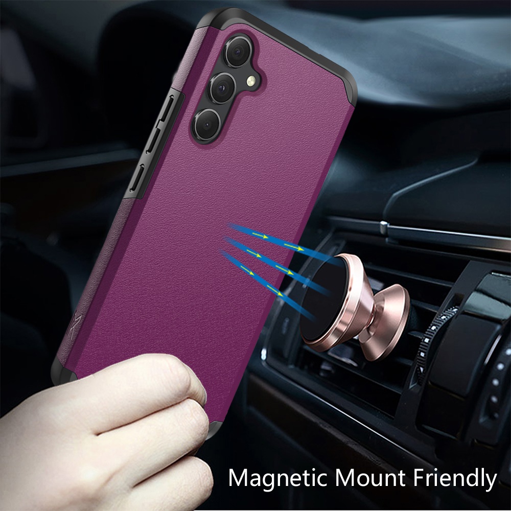 Funda protectora de goma híbrida de doble capa con absorción de impactos para Samsung Galaxy A15 5G - Imagen 48 de 74