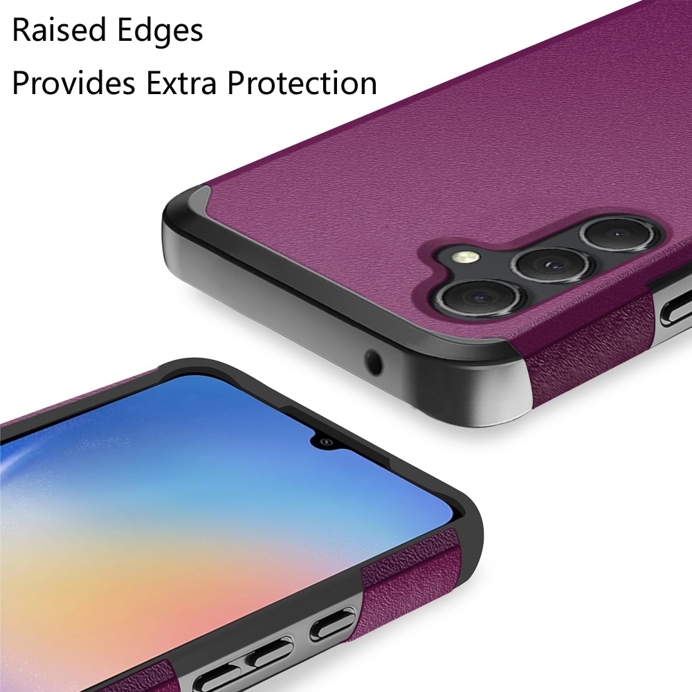 Funda protectora de goma híbrida de doble capa con absorción de impactos para Samsung Galaxy A15 5G - Imagen 49 de 74
