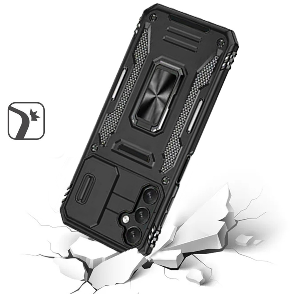 For Samsung Galaxy A15 5G Hybrid with Ring Stand Shockproof & Camera Case Cover - Picture 9 of 37