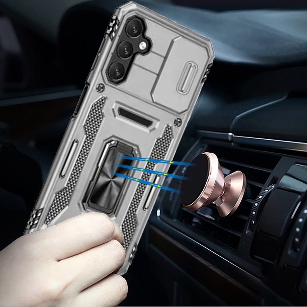 For Samsung Galaxy A15 5G Hybrid with Ring Stand Shockproof & Camera Case Cover - Picture 31 of 37