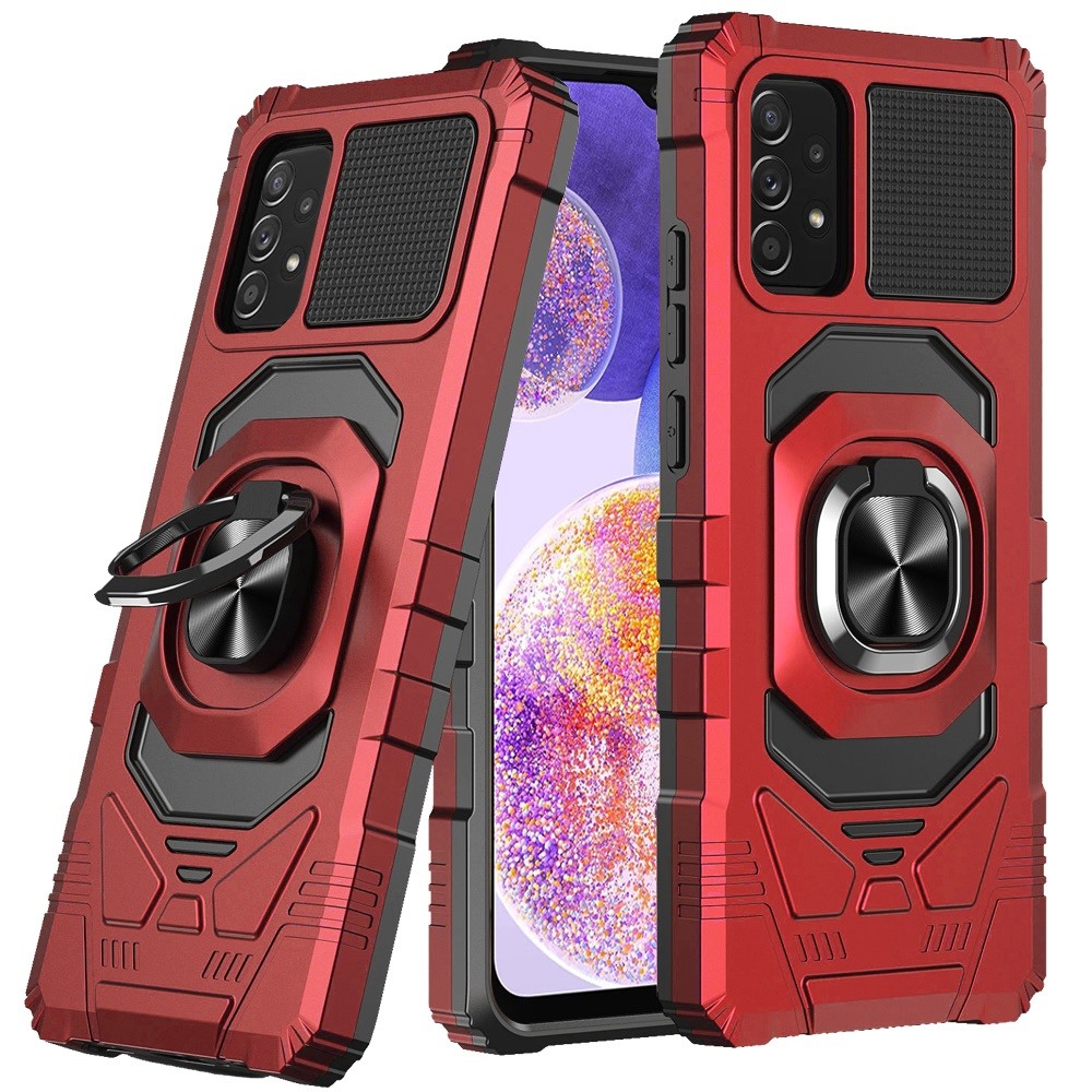 For Samsung Galaxy A23 5G Hybrid Dual Layer with Ring Stand Holder Case Cover - Picture 23 of 36