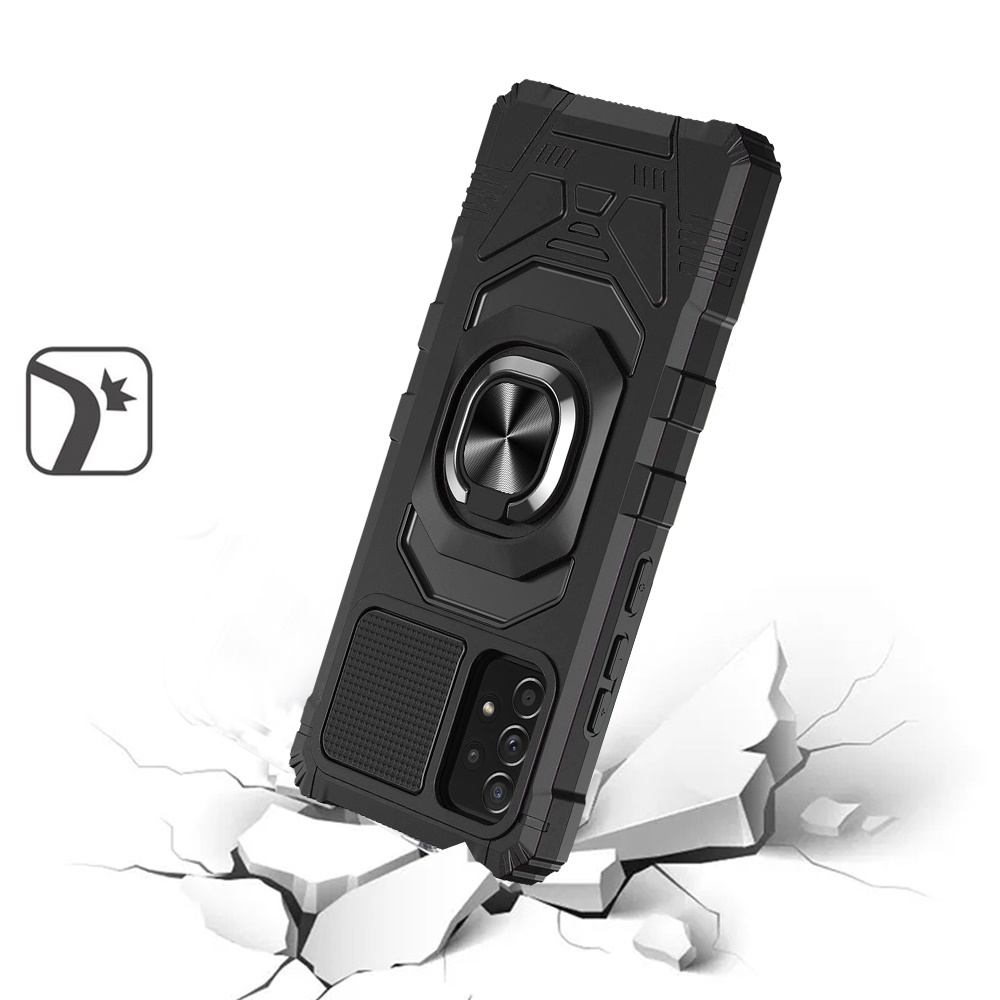 For Samsung Galaxy A23 5G Hybrid Dual Layer with Ring Stand Holder Case Cover - Picture 10 of 36