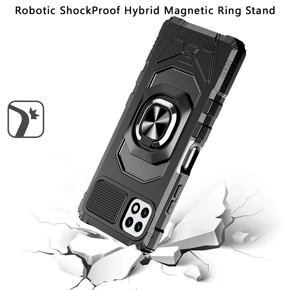 For Samsung Galaxy A23 5G Hybrid Dual Layer with Ring Stand Holder Case Cover - Picture 15 of 36