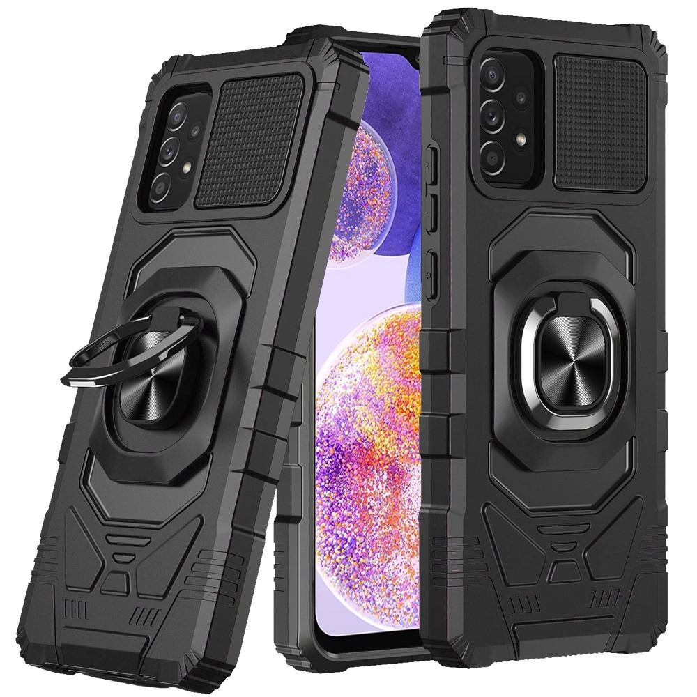 For Samsung Galaxy A23 5G Hybrid Dual Layer with Ring Stand Holder Case Cover - Picture 9 of 36