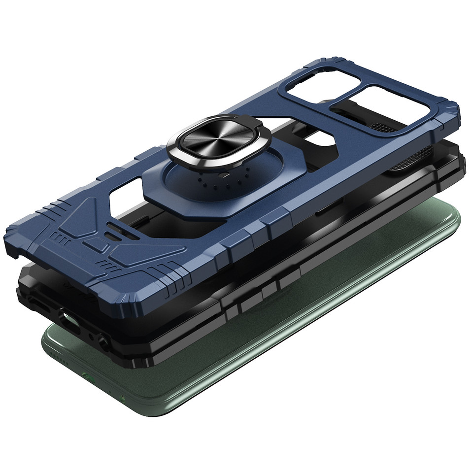For Samsung Galaxy A23 5G Hybrid Dual Layer with Ring Stand Holder Case Cover - Picture 19 of 36