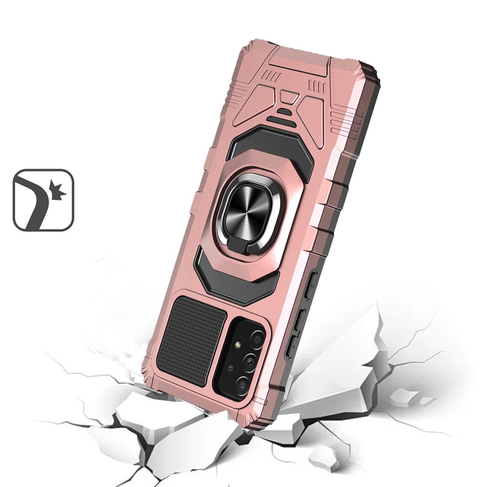 For Samsung Galaxy A23 5G Hybrid Dual Layer with Ring Stand Holder Case Cover - Picture 31 of 36