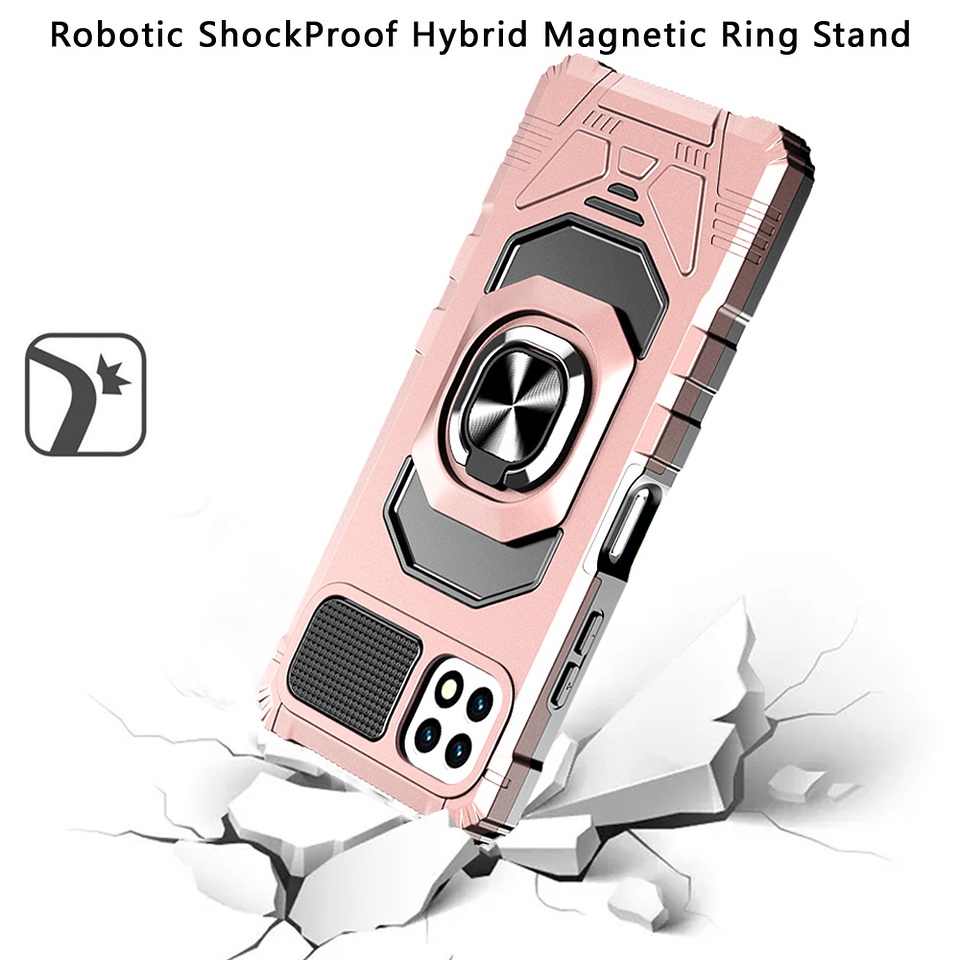 For Samsung Galaxy A23 5G Hybrid Dual Layer with Ring Stand Holder Case Cover - Picture 36 of 36
