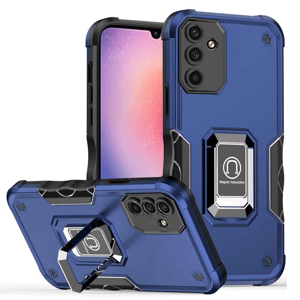 For Samsung Galaxy A25 5G Hybrid Magnetic Ring Holder Stand Rugged Case Cover - Picture 17 of 43