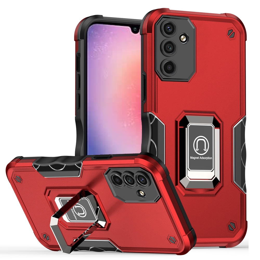 For Samsung Galaxy A25 5G Hybrid Magnetic Ring Holder Stand Rugged Case Cover - Picture 24 of 43