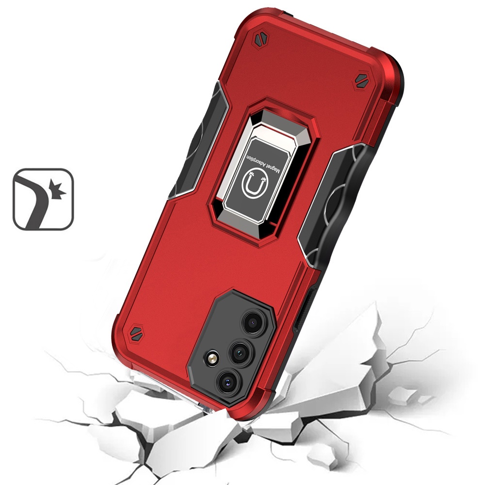 For Samsung Galaxy A25 5G Hybrid Magnetic Ring Holder Stand Rugged Case Cover - Picture 23 of 43